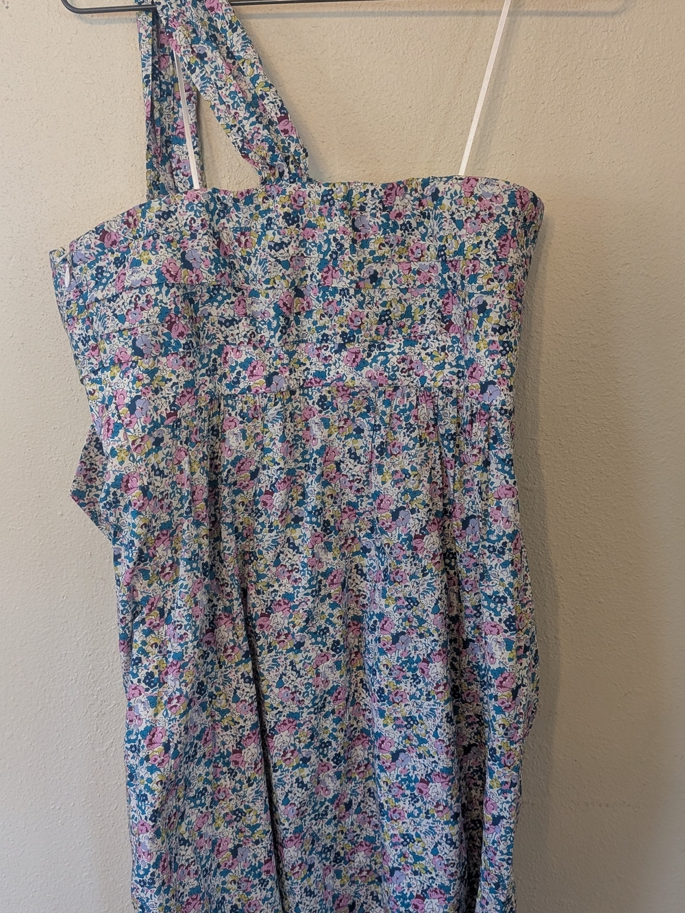 NWT J.Crew x Liberty of London One Shoulder Bow Dress Size 6 - Picture 6 of 11